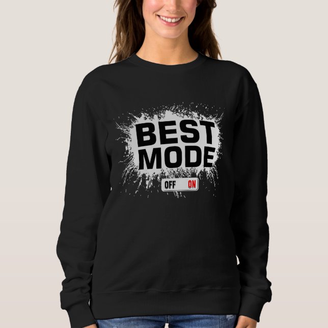 Sudadera Best Mode On Workout Fitness Gym (Anverso)