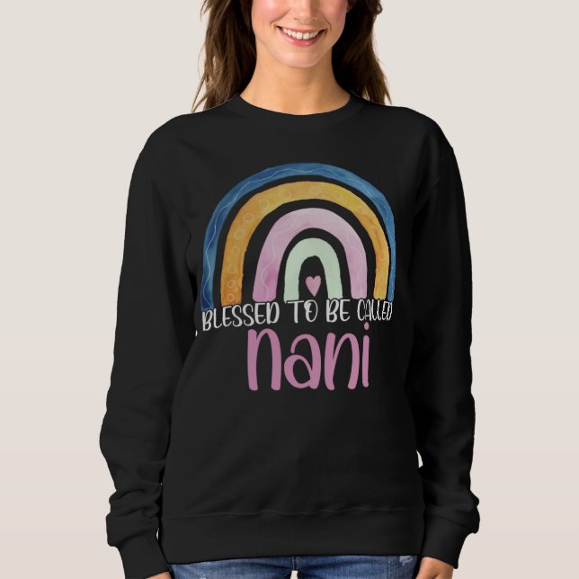 Sudadera Best Nani Mother s Day Blessed To Be Called Nani R (Anverso)