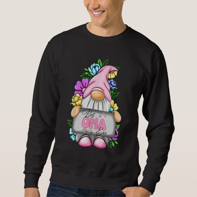 Sudadera Best Oma Ever Gnome Happy Mother s Day Gnomes Mom  (Anverso)
