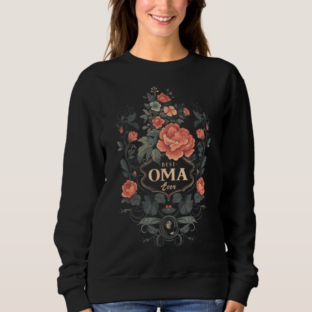 Sudadera Best Oma Ever Grandma  Mother s Day Graphic Tees W (Anverso)