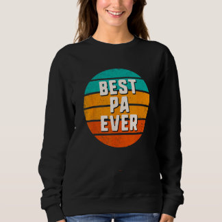 Sudadera Best Pa Ever Retro Vintage Cool  Family