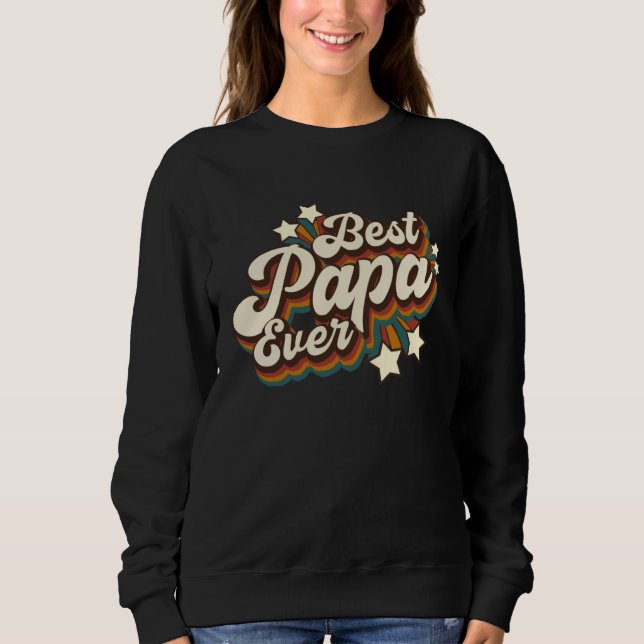 Sudadera Best Papa Ever (Anverso)