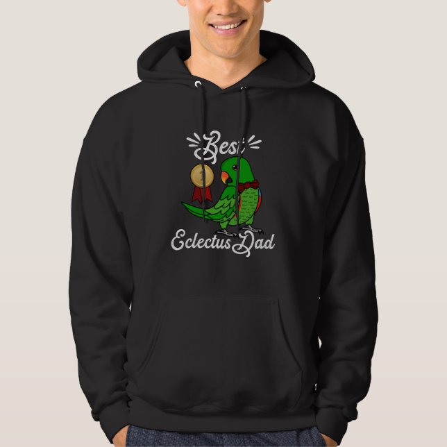 Sudadera Best Parrot Dad I Male Eclectus (Anverso)