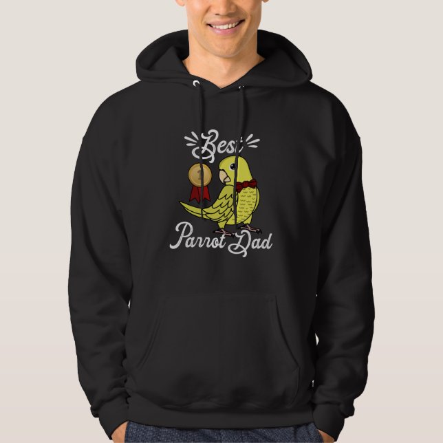 Sudadera Best Parrot Dad I Yellow Parrotlet (Anverso)