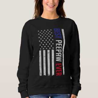 Sudadera Best Peepaw Ever American Flag For Fathers Day Pe