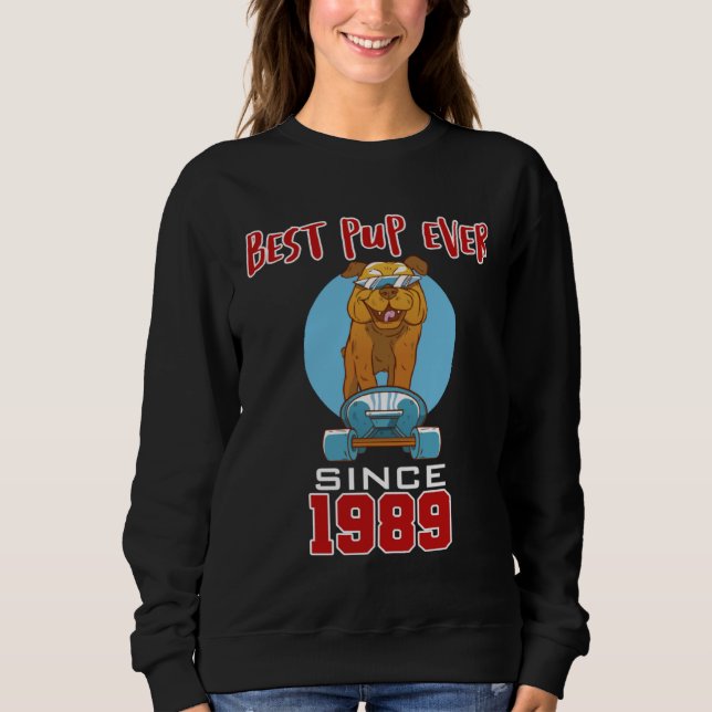 Sudadera Best pup ever since 1989 (Anverso)