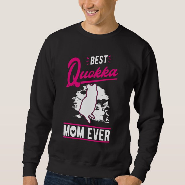 Sudadera Best Quokka Mom Ever (Anverso)