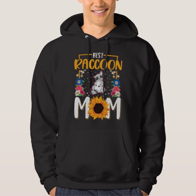 Sudadera Best Raccoon Mom Ever  1 (Anverso)
