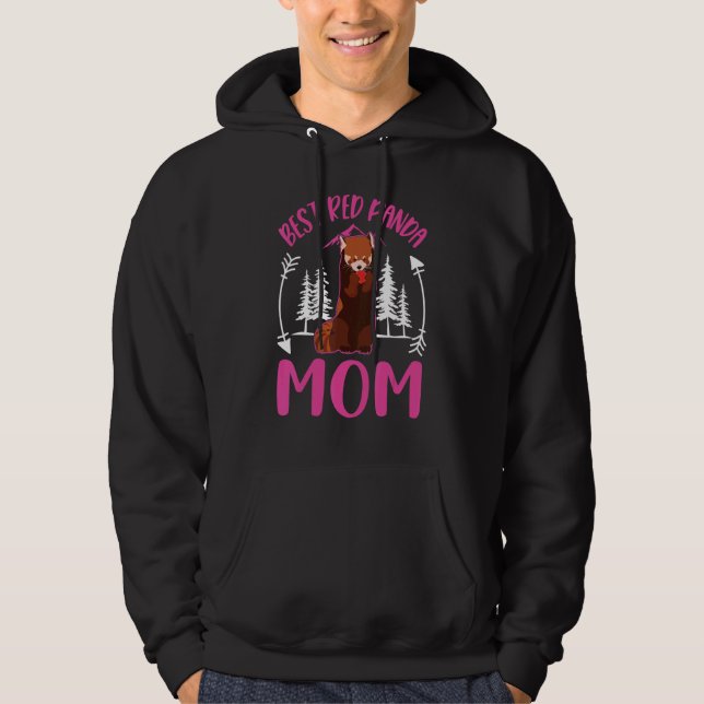 Sudadera Best Red Panda Mom Ever (Anverso)