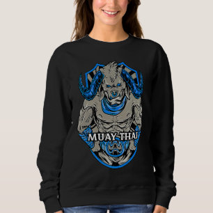 Sudadera Bestia de Muay Thai MMA Monstruo Boxeo Lucha Jiu J