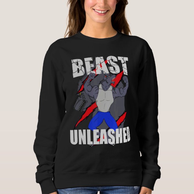 Sudadera Bestia desatada (Anverso)