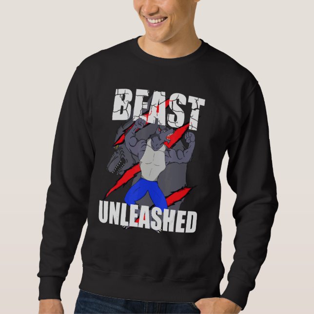 Sudadera Bestia desatada (Anverso)