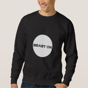 Sudadera Bestia en Motivo de Círculo Gimnasio Motivación Fi