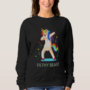 Sudadera Bestia inmunda Unicornio Festival de Club de Rave 