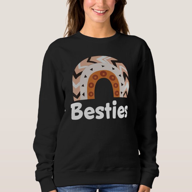 Sudadera Besties BFF Heart Best Friends Bestie (Anverso)