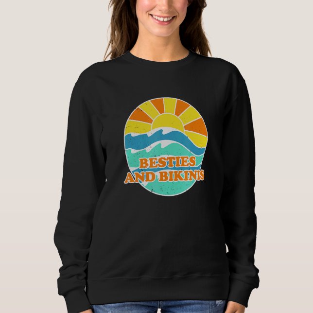 Sudadera Bestis Y Bikinis Beach Friends Beach Bum Buddy (Anverso)