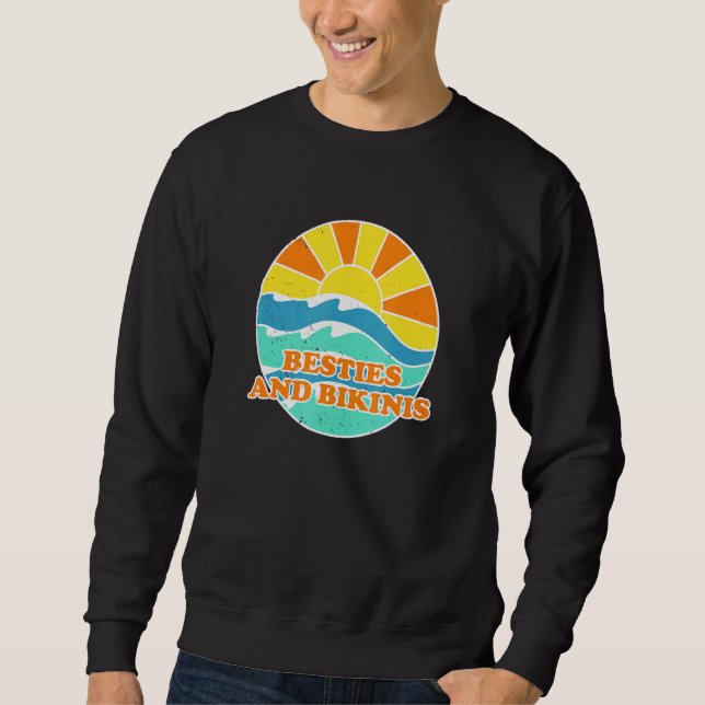 Sudadera Bestis Y Bikinis Beach Friends Beach Bum Buddy (Anverso)