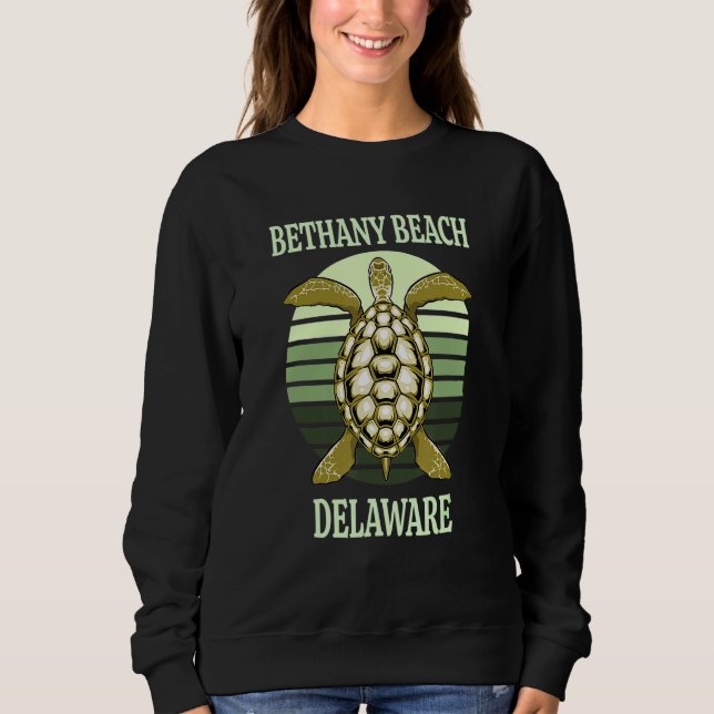 Sudadera Bethany Beach Delaware Sea Turtle (Anverso)