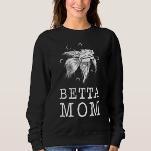 Sudadera Betta Mom Aquarium Water Fish Breeder Mamá