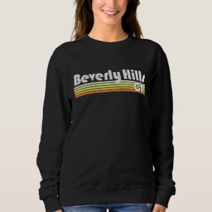 Sudadera Beverly Hills California Retro Style Vintage Pride