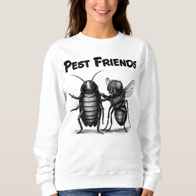 Sudadera BFF Amigos de pestes (Anverso)