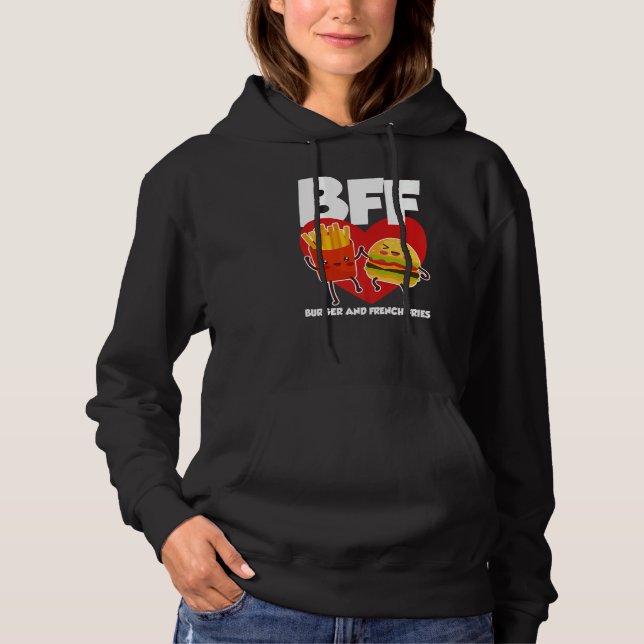 Sudadera BFF Burger And Fries (Anverso)