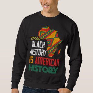 Sudadera BHM Black Americans Orgulloso African American Bla