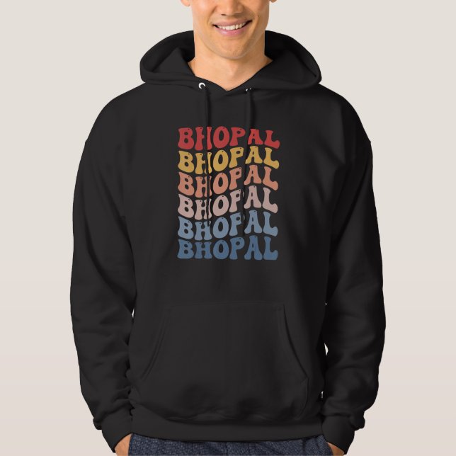 Sudadera Bhopal City Groovy Retro (Anverso)