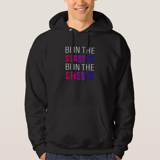 Sudadera Bi In The Streets Bi In The Sheets (Anverso)