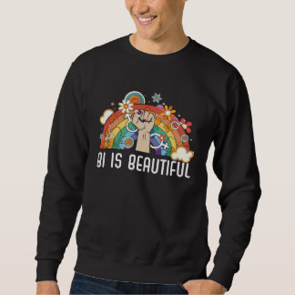 Sudadera Bi Is Beautiful Bisexual Rainbow Pride Bisexuality