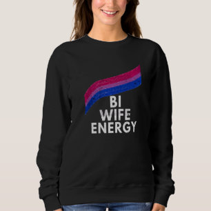Sudadera Bi Wife Energía Bandera Bisexual Apoyar Lgbt Fam