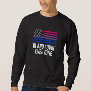 Sudadera Bi Y Lovin Todos Lgbtq Orgullo Bisexual Bi Prid