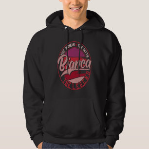 Sudadera Bianca la Dama del Mito la Leyenda