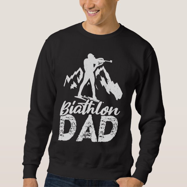 Sudadera biathlon dad sport winter sports biathlete skier f (Anverso)