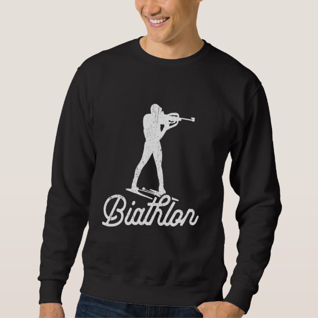 Sudadera Biathlon Winter Sports Snow Biathlete Cross Countr (Anverso)