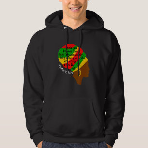 Sudadera Biblia cristiana africana contra pelo negro