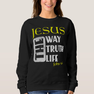 Sudadera Biblia cristiana contra John 146 1