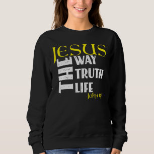 Sudadera Biblia cristiana contra John 146 2