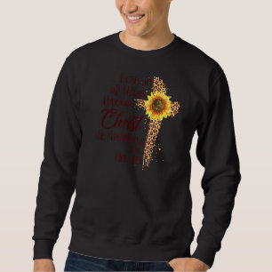 Sudadera Biblia Cristiana Phil 413 Puedo Hacer Cosas Cristo