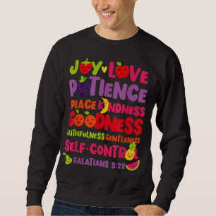 Sudadera Biblia Cristiana Verse Fruta Del Espíritu Galatian