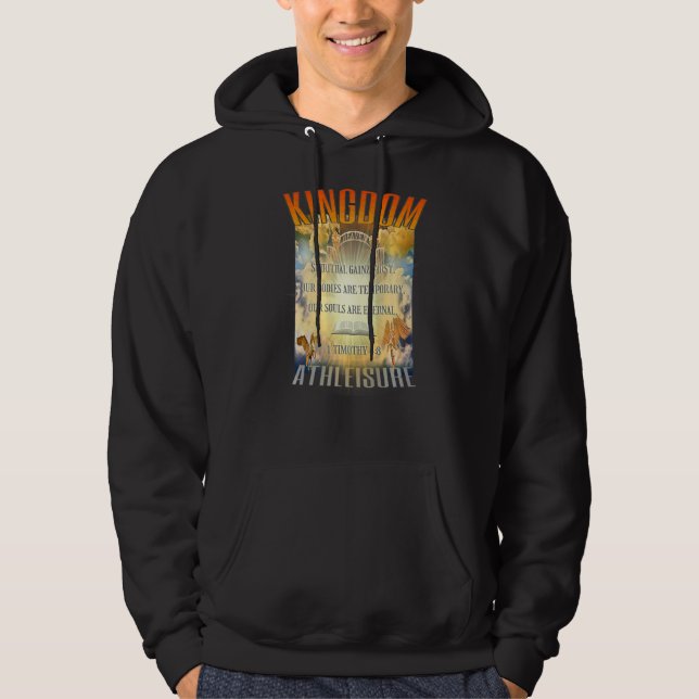 Sudadera Biblia Gainz Espiritual Verse Fe Fitness Modest G (Anverso)