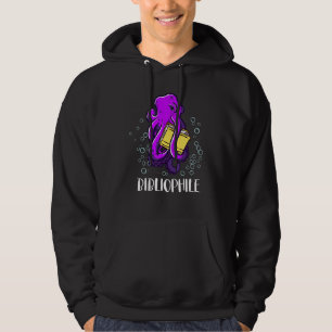 Sudadera Bibliófilo lectura de libros de pulpo