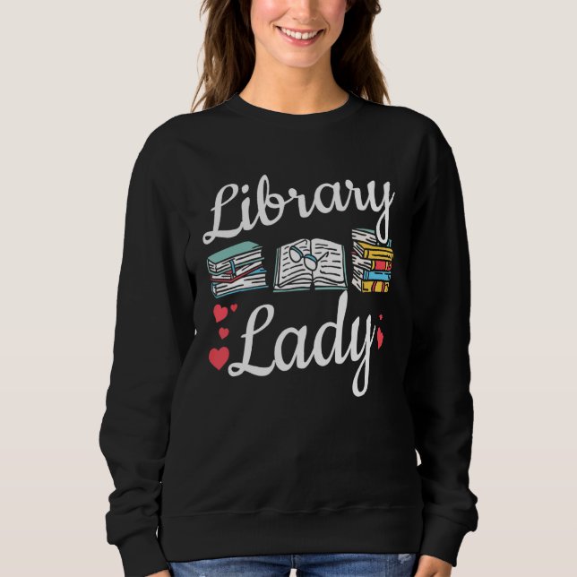 Sudadera Biblioteca de la Biblioteca de Mujeres Leyendo Lib (Anverso)