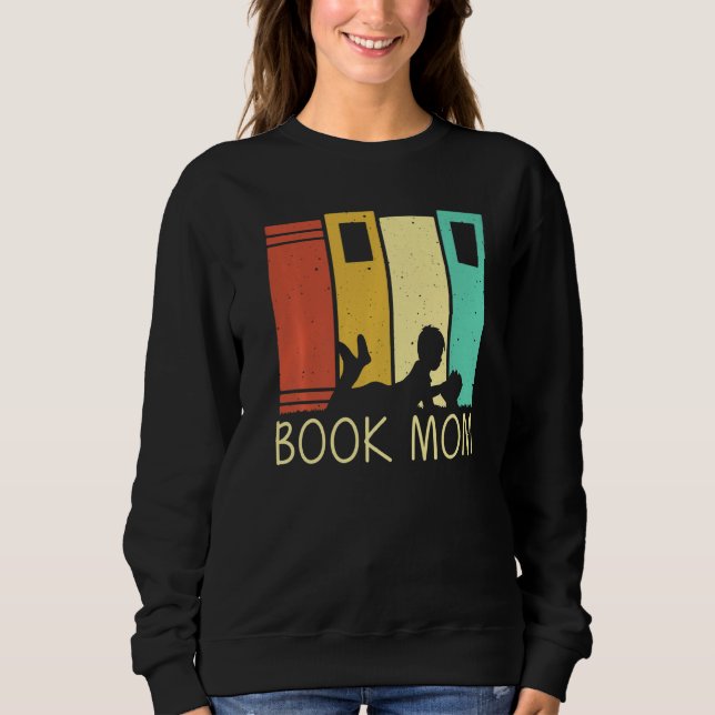 Sudadera Biblioteca de lectores de libros para madres (Anverso)