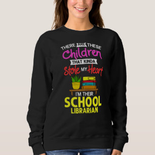 Sudadera Biblioteca de libros de escuelas Biblioteca auxili