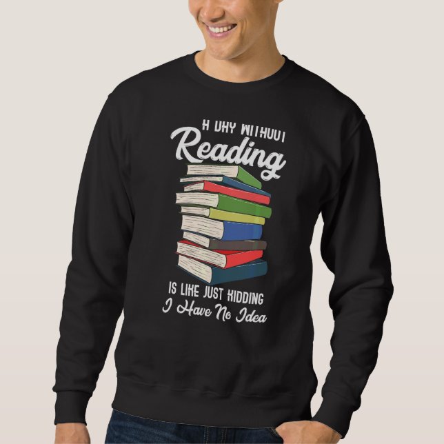 Sudadera Biblioteca de libros de lectura Lover (Anverso)
