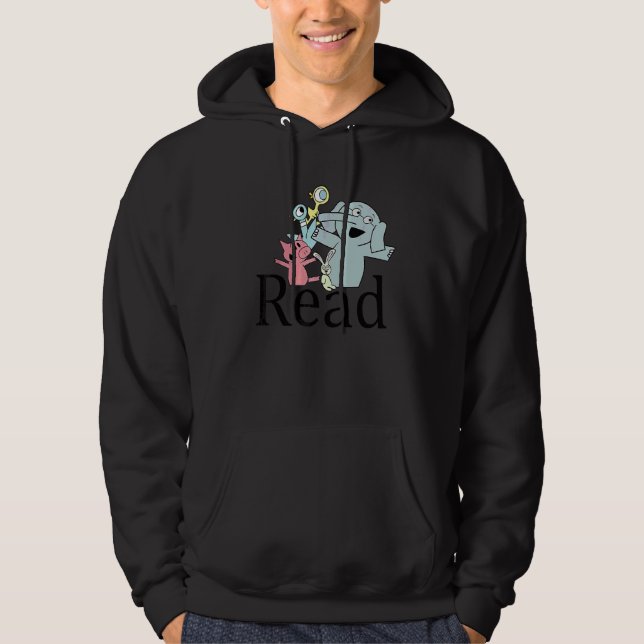 Sudadera Biblioteca de profesores Leer libro Club Piggie El (Anverso)