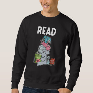 Sudadera Biblioteca divertida del club de lectura para maes