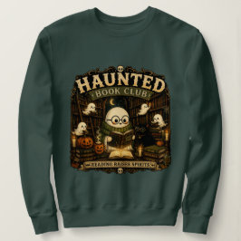 Sudadera Biblioteca Embrujada Fantasma Lectura Amante de lo