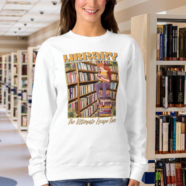 Sudadera Biblioteca La Última Sala De Escape Sweatshirt (Subido por el creador)